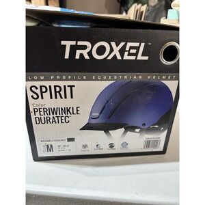 TROXEL - SPIRIT PERIWINKLE - SAFETY HORSE RIDING HELMET - LOW PROFILE-M